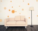 Circles Pattern Modern Wall Art Sticker